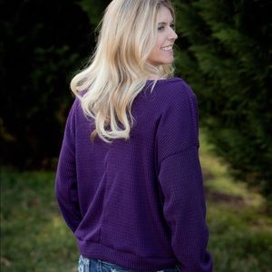 Plum sweater
